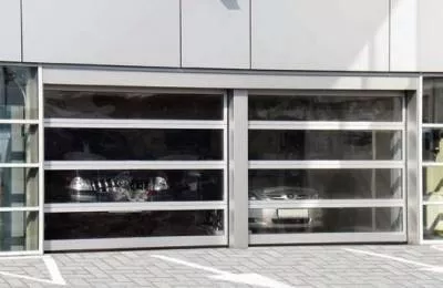 Виды панорамных секционных ворот